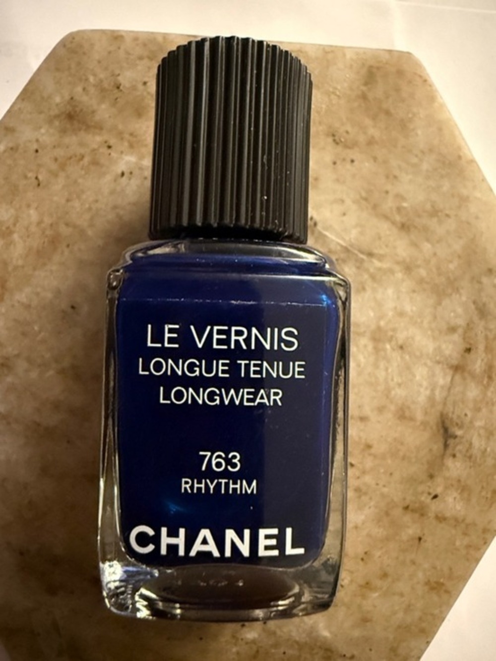 Chanel Le Vernis Longwear Nail Polish 763 Rhythm - Deep Navy Blue